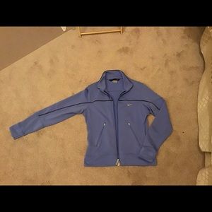 Women’s blue nike performance jacket